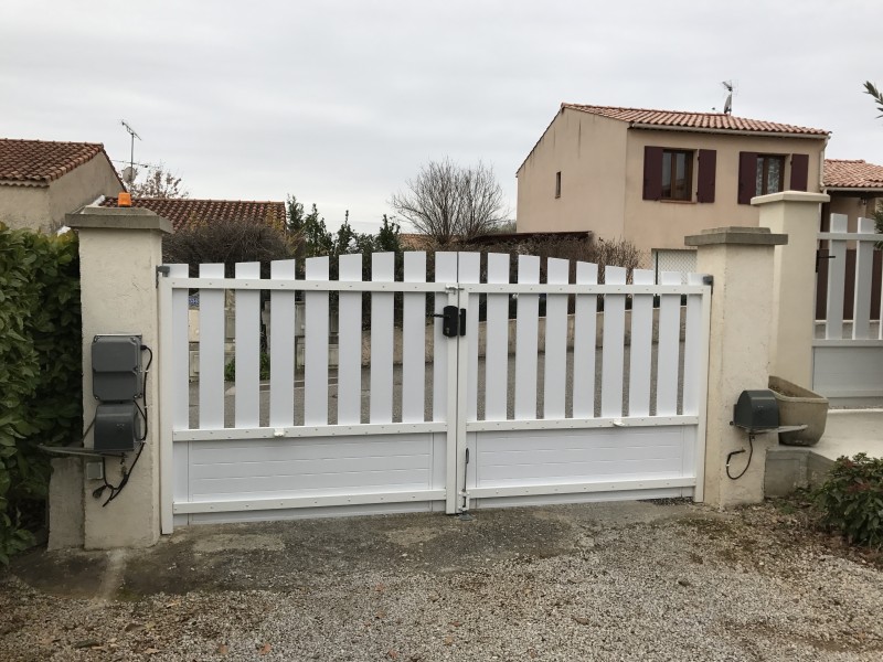 motorisation portail en pvc