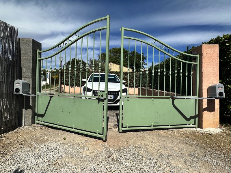 Installation d'une motorisation sur un portail existant sur MANOSQUE