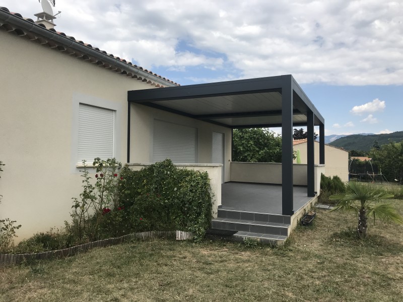 pergola bioclimatique 8x4 sur SISTERON