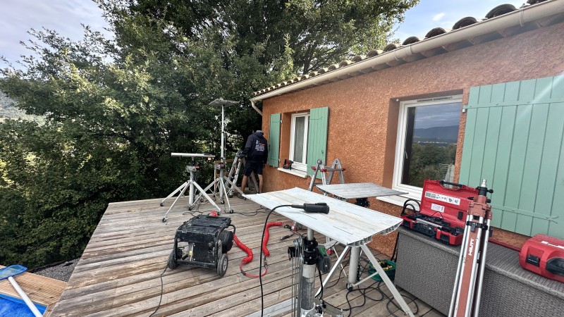 Démarrage installation Pergola Bioclimatique sur MALIJAI 