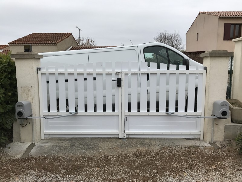 motorisation portail en pvc